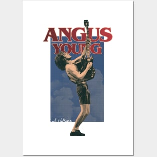 Angus Young High Voltage Posters and Art